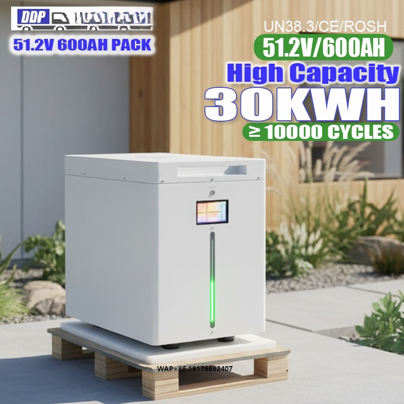 Lifepo4 Battery Pack - 2026 Trending Product 51.2V 600AH All