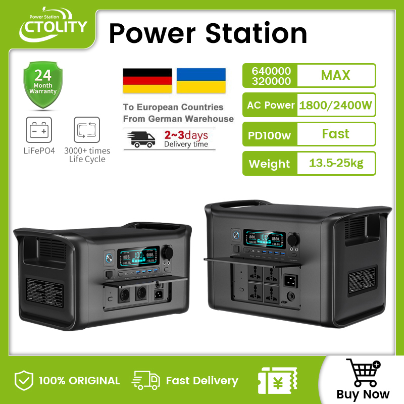 Lifepo4 Battery Pack - Ukraine Stock Power Stations 1000W 2000W