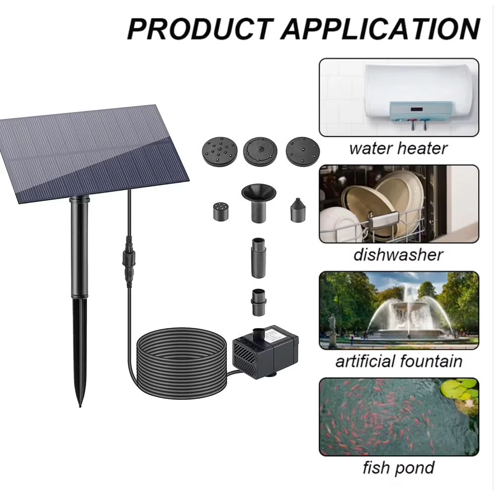 Mini 5W 5V Solar Fountain Pump - đánh giá và giá Solar Pool Pump Kit