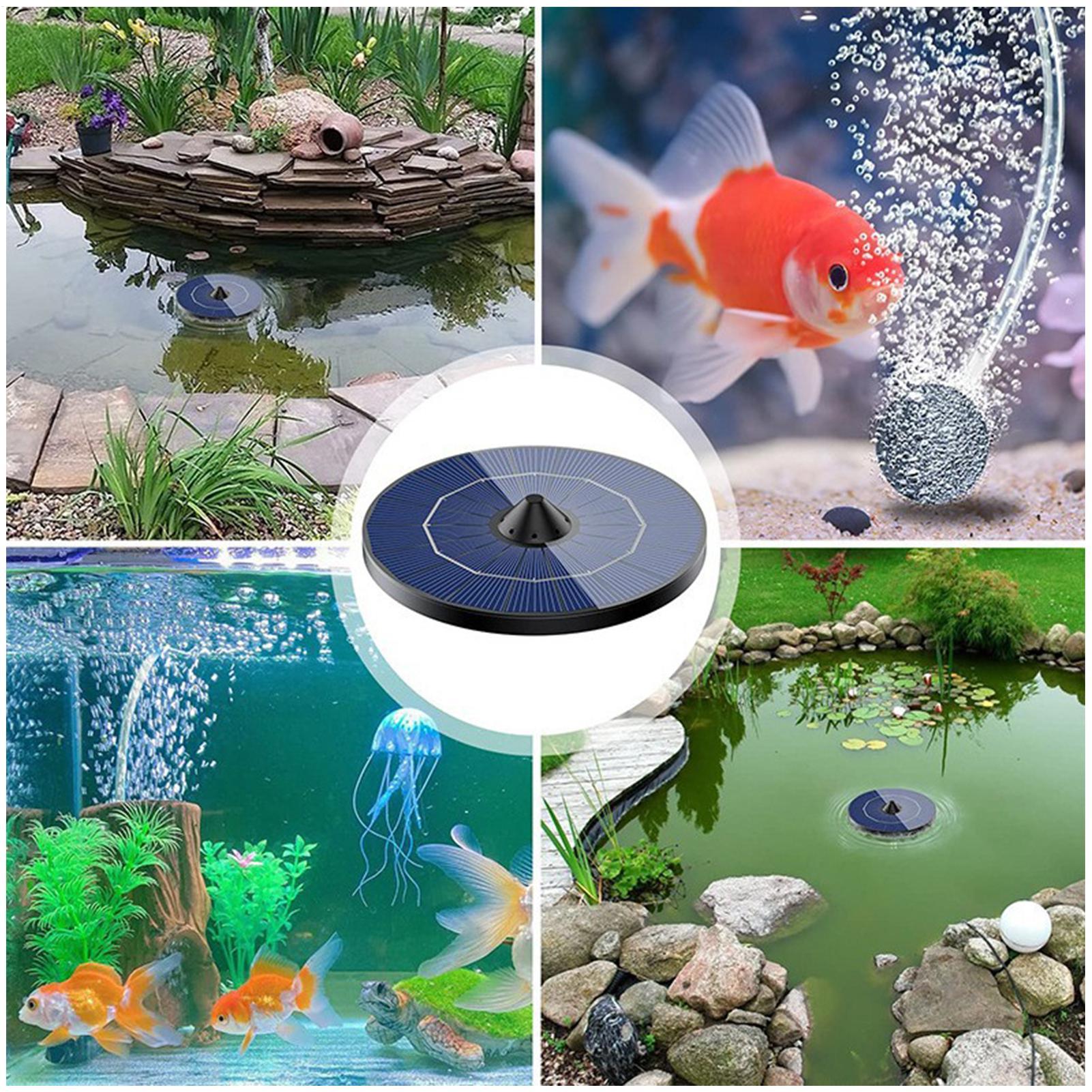 Solar-powered pond aerator pum - đánh giá và giá Solar Pool Pump Kit