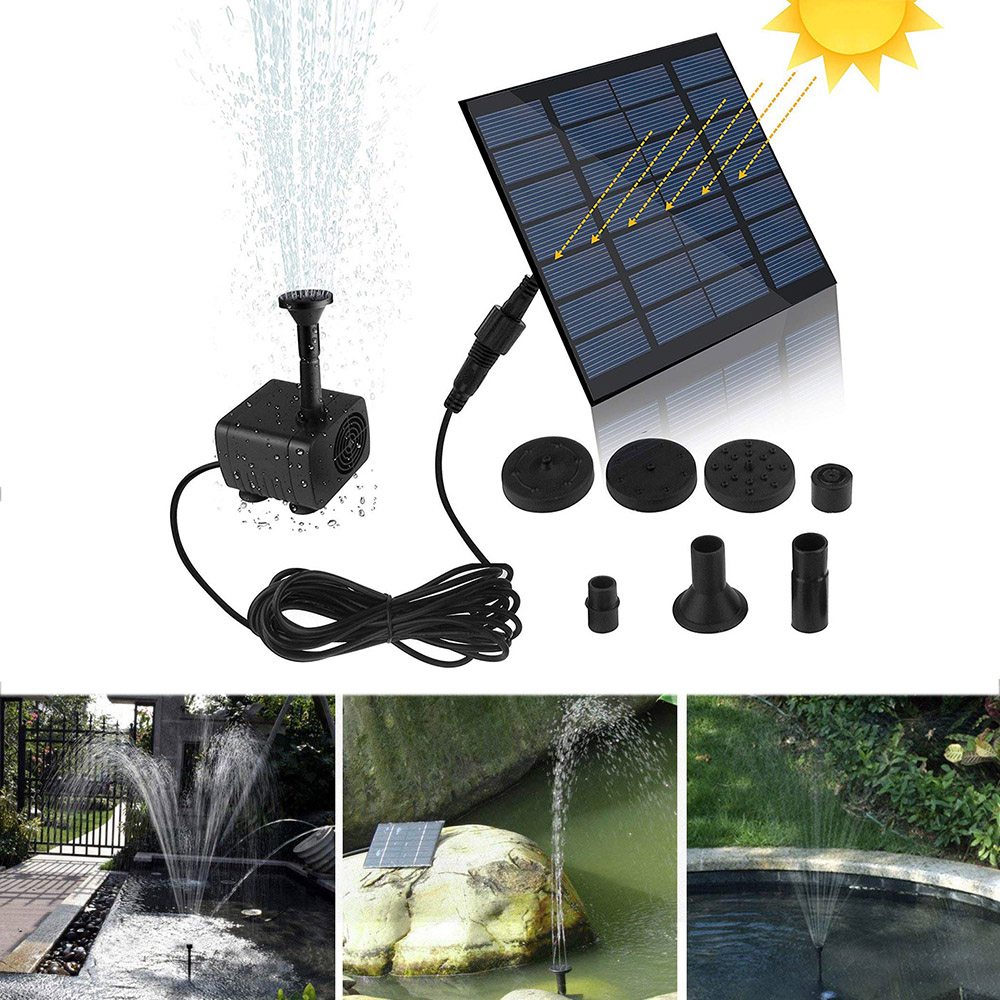 Mini Solar Fountain Pump Water - đánh giá và giá Solar Pool Pump Kit